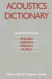 Acoustics Dictionary: Quadrilingual