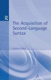 Acquisition Of Second Language Syntax