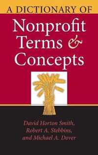 A Dictionary of Nonprofit Terms and Concepts