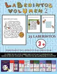 Habilidades con laberintos para preescolar (Laberintos - Volumen 2)