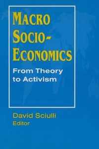 Macro Socio-Economics: From Theory to Activism: From Theory to Activism