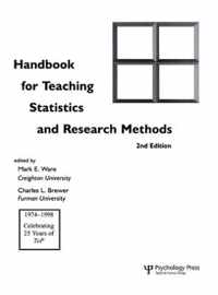 Handbook for Teaching Statistics and Research Methods