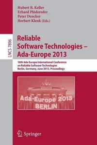 Reliable Software Technologies -- Ada-Europe 2013