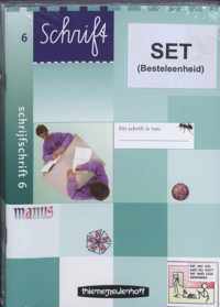 Schrift Schrijfschrift 6 (set 5 ex)