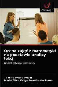 Ocena zajc z matematyki na podstawie analizy lekcji