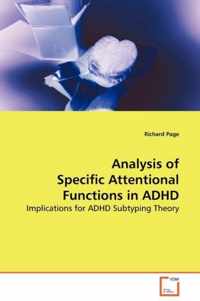 Analysis of Specific Attentional Functions in ADHD