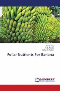 Foliar Nutrients For Banana