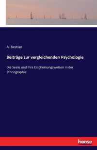 Beitrage zur vergleichenden Psychologie