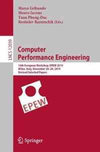 Computer Performance Engineering