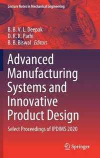 Advanced Manufacturing Systems and Innovative Product Design