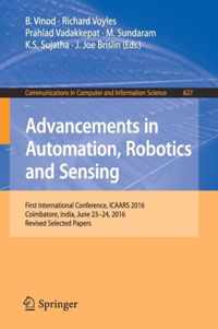 Advancements in Automation, Robotics and Sensing