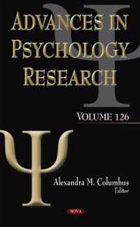 Advances in Psychology Research