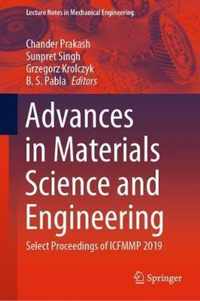 Advances in Materials Science and Engineering