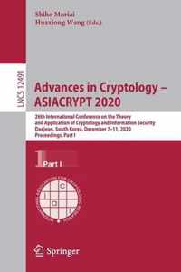 Advances in Cryptology ASIACRYPT 2020