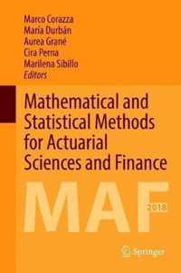 Mathematical and Statistical Methods for Actuarial Sciences and Finance