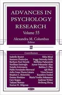 Advances in Psychology Research