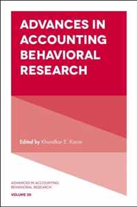 Advances in Accounting Behavioral Research