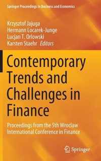 Contemporary Trends and Challenges in Finance