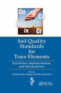 Soil Quality Standards for Trace Elements