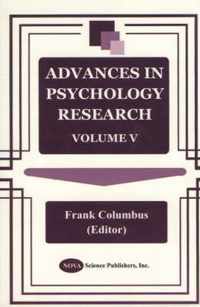 Advances in Psychology Research