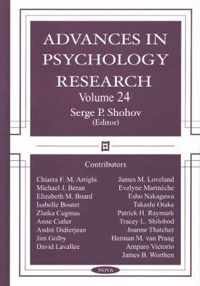 Advances in Psychology Research