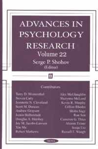 Advances in Psychology Research