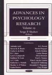 Advances in Psychology Research