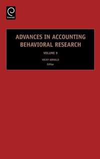 Advances in Accounting Behavioral Research