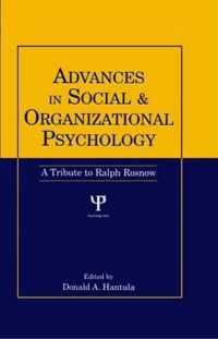 Advances in Social and Organizational Psychology