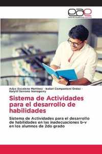 Sistema de Actividades para el desarrollo de habilidades