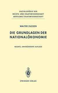 Die Grundlagen der Nationaloekonomie