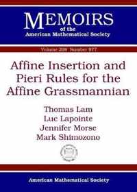 Affine Insertion and Pieri Rules for the Affine Grassmannian