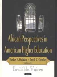 African Perspectives in American Higher Education