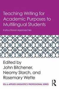 Teaching Writing for Academic Purposes to Multilingual Students