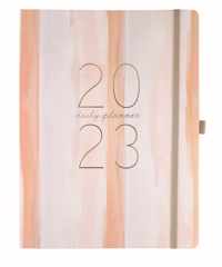 Agenda 2023 Watercolor Stripes - 18 maanden - Overig (9781664809987)