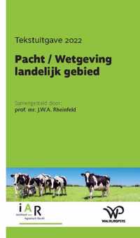 Pacht / Wetgeving landelijk gebied - J.W.A. Rheinfeld - Paperback (9789462499133)