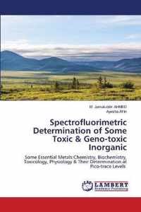 Spectrofluorimetric Determination of Some Toxic & Geno-toxic Inorganic