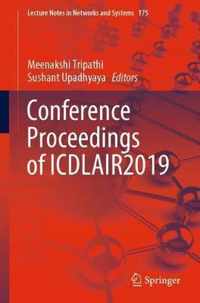 Conference Proceedings of ICDLAIR2019