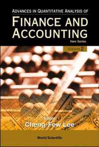 Advances In Quantitative Analysis Of Finance And Accounting - New Series (Vol. 2)