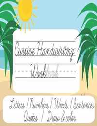 Cursive Handwriting workbook