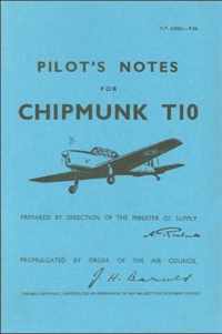 Pilot's Notes for Chipmunk T10