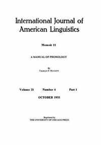 A Manual of Phonology