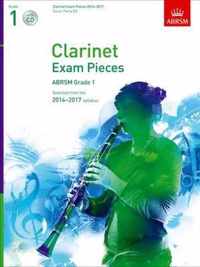 Clarinet Exam Pieces 2014-2017, Grade 1, Score, Part & CD