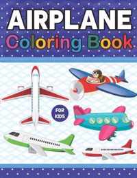 Airplane Coloring Book For Kids