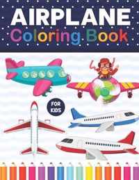 Airplane Coloring Book For Kids