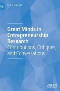 Great Minds in Entrepreneurship Research