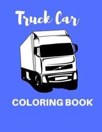 Truck, and car coloring book