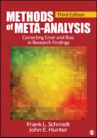 Methods of Meta-Analysis: Correcting Error and Bias in Research Findings