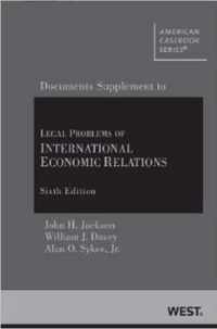 Legal Problems of International Economic Relations