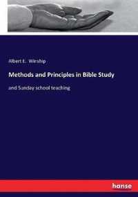 Methods and Principles in Bible Study